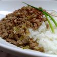 ガッツリ☆挽肉のねぎ塩にんにく炒めごはん