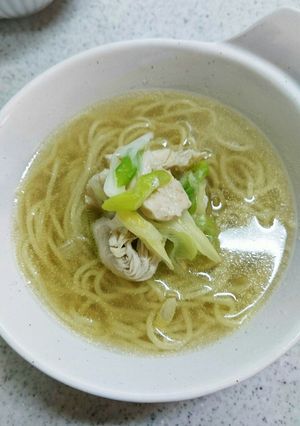 簡単!ヘルシー!本格☆塩ラーメン-レシピのメイン写真