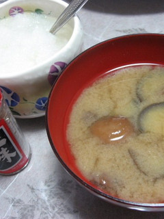 キノコのお味噌汁には大根おろし☆-レシピのメイン写真