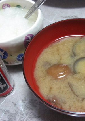 キノコのお味噌汁には大根おろし☆-レシピのメイン写真