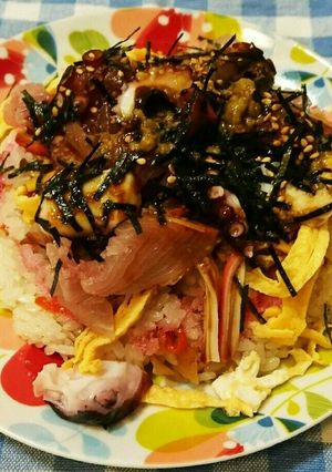簡単 ケーキちらし寿司-レシピのメイン写真