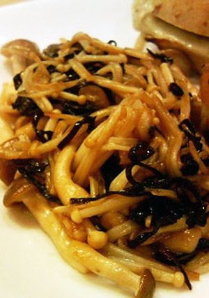 材料３つ！しめじとえのきの塩昆布炒め☆-レシピのメイン写真