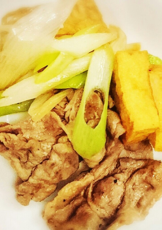 簡単☆豚肉と厚揚げのさっぱり炒め-レシピのメイン写真