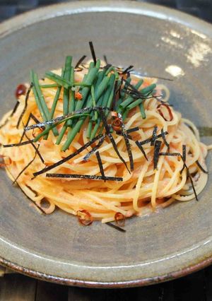 あさつきと明太のクリームパスタ-レシピのメイン写真