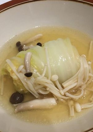 きのこのとろとろロール白菜スープ-レシピのメイン写真