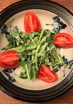 アジア風パクチーとルッコラの白和えサラダ-レシピのメイン写真
