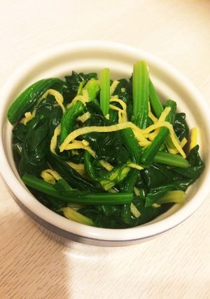 超簡単!ほうれん草と錦糸卵和え-レシピのメイン写真
