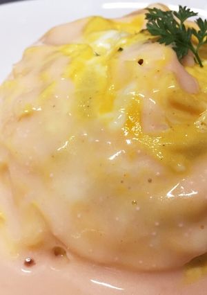 明太クリームのオムライス-レシピのメイン写真