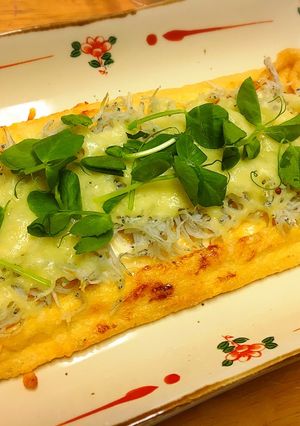 しらすチーズのおつまみピザ-レシピのメイン写真