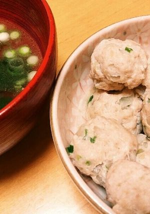 鶏つくねとスープのつくりおき-レシピのメイン写真