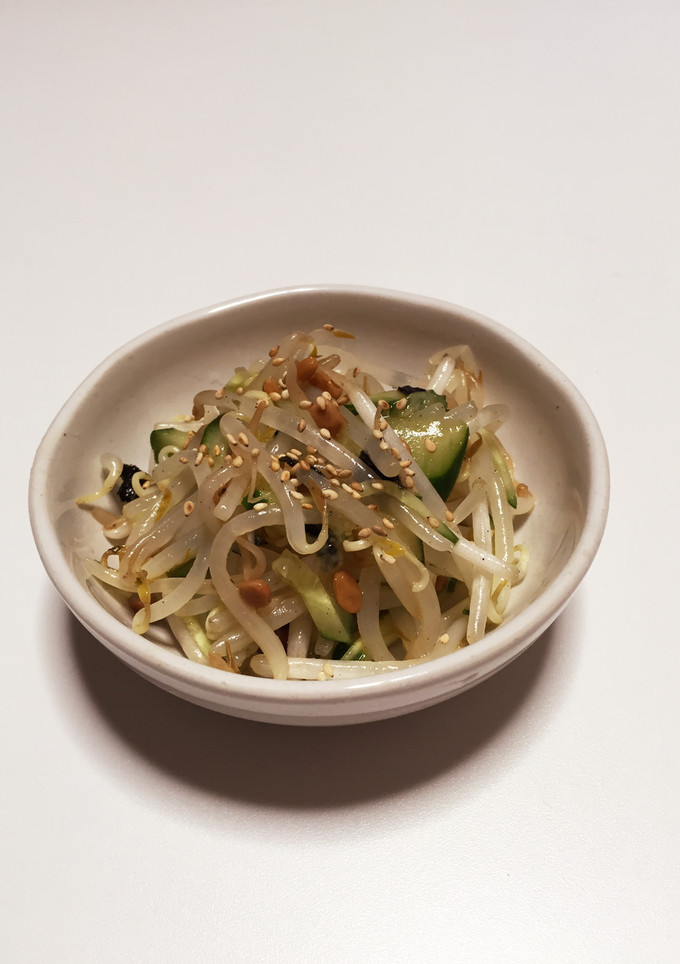 簡単おつまみ納豆ともやしのナムル-レシピのメイン写真