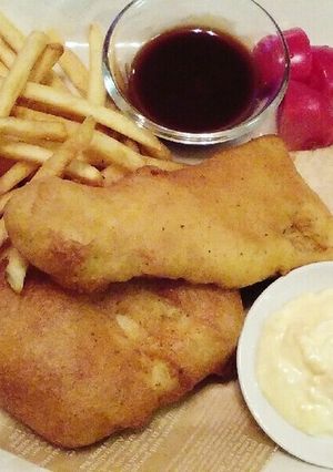 サクサクフィッシュ　&　チップス-レシピのメイン写真