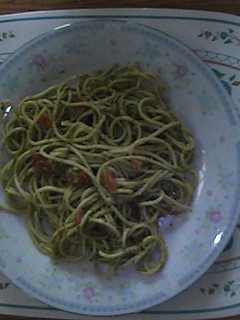 ペストでパスタ-レシピのメイン写真