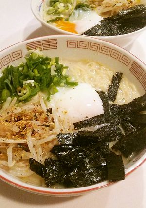 子供大好き♪博多流のりたま豚骨ラーメン-レシピのメイン写真