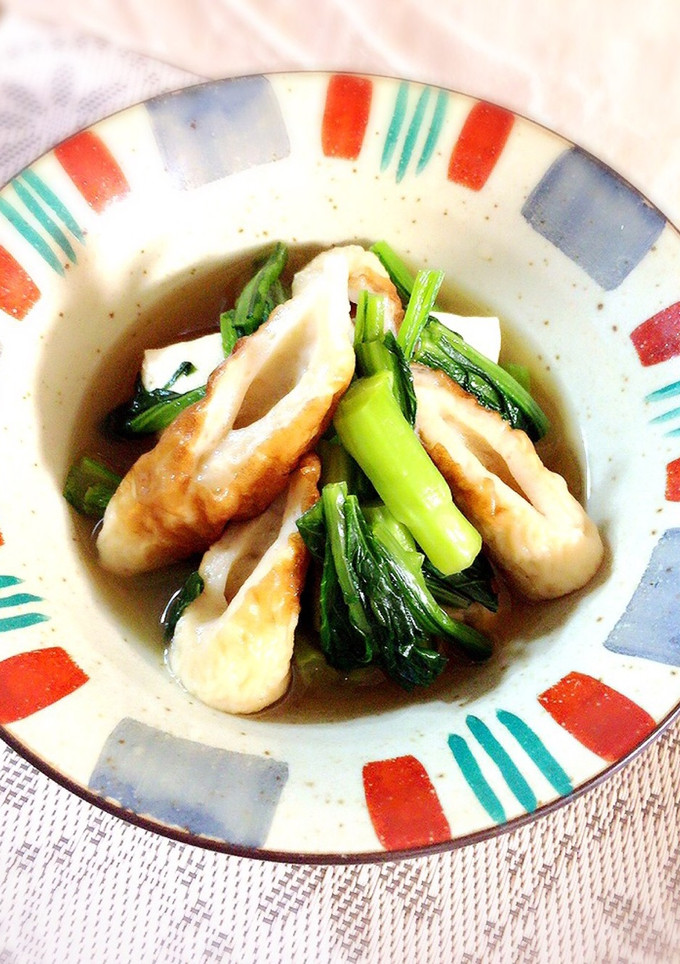 圧力鍋で♪竹輪と豆腐と小松菜のコク旨煮♡-レシピのメイン写真