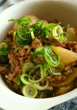 かぶが柔らか♡挽き肉の煮込み-レシピのメイン写真