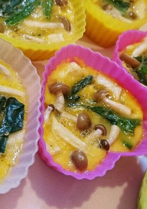 カップオムレツ(レンジで)-レシピのメイン写真