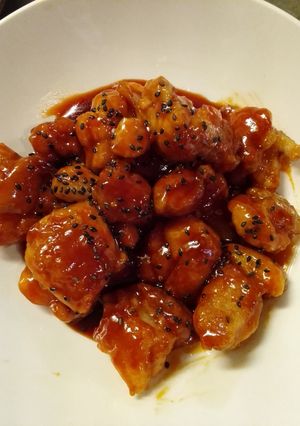 鶏もも肉の甘辛和え！-レシピのメイン写真