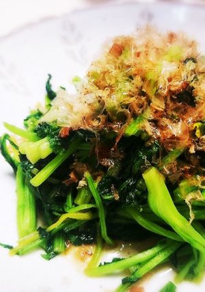 からし菜の昆布茶炒め☆お弁当や副菜に最適-レシピのメイン写真