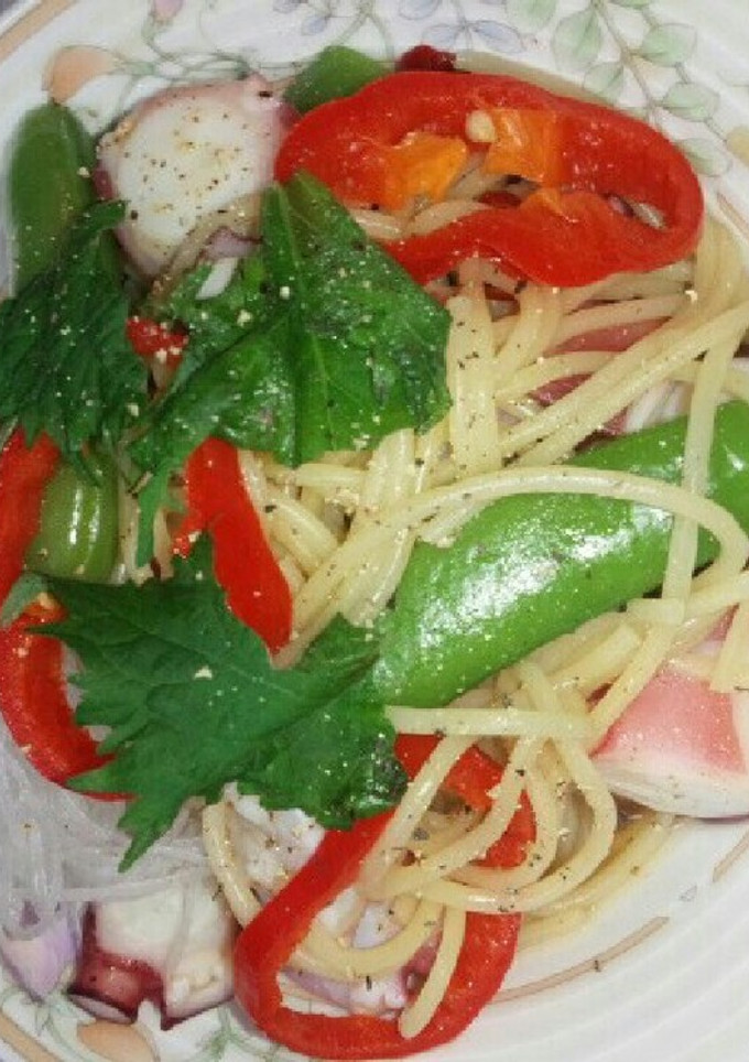 タコのパスタ（血管ダイエット食1074）-レシピのメイン写真
