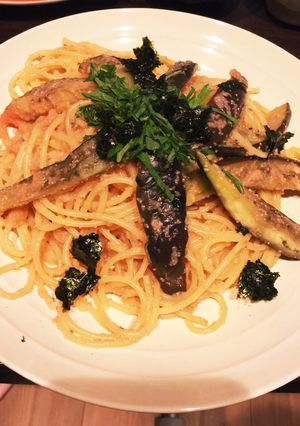 簡単絶品！たらことナスのスパゲティ-レシピのメイン写真