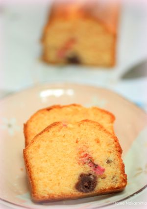 桜ケーキ-レシピのメイン写真