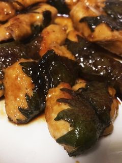 やわらか鶏むね肉のしそ照り焼き-レシピのメイン写真