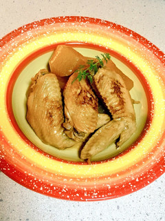 手羽先と大根煮☆すき焼きのたれで簡単-レシピのメイン写真