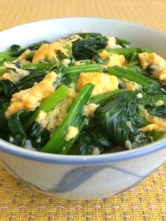 ほうれん草のたまご丼-レシピのメイン写真