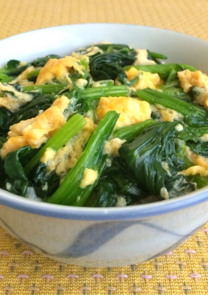 ほうれん草のたまご丼-レシピのメイン写真