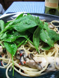 めっちゃうまい♪牡蠣のバタ☆ぽんパスタ-レシピのメイン写真
