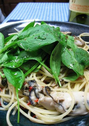 めっちゃうまい♪牡蠣のバタ☆ぽんパスタ-レシピのメイン写真