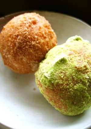 材料2つ♫♬　もちもち豆腐ドーナツ-レシピのメイン写真