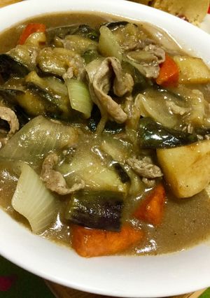 揚げナスと豚肉の和風甘酢あん-レシピのメイン写真