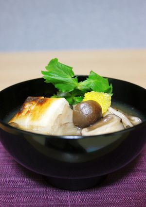 きのこたっぷり♪簡単！餅入りきのこ汁-レシピのメイン写真