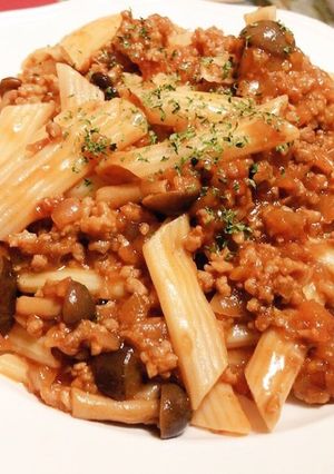 ひき肉とトマトのペンネ-レシピのメイン写真