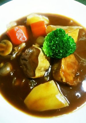 簡単！炊飯器任せDE豚タンシチュー♪-レシピのメイン写真
