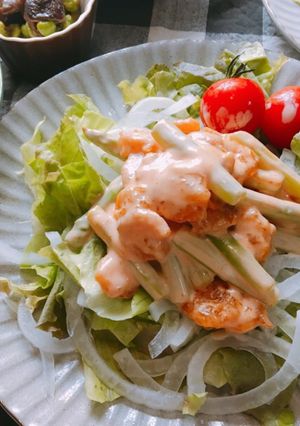 簡単♩揚げない♩みんな大好きエビマヨ-レシピのメイン写真