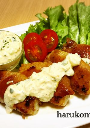 新玉ねぎの豚肉ロール☆タルタル添え-レシピのメイン写真