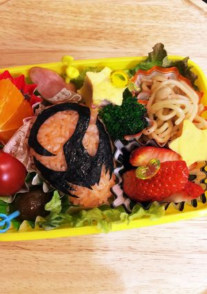 キュウレンジャーキャラ弁 サソリオレンジ-レシピのメイン写真
