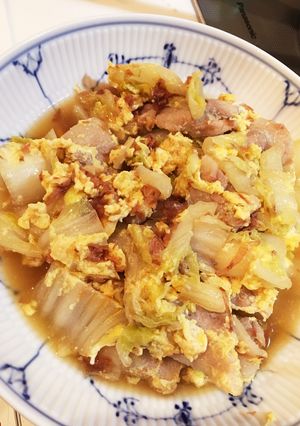 白菜と豚肉と卵のくたくた煮-レシピのメイン写真