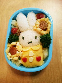 【キャラ弁】ミッフィーのお弁当-レシピのメイン写真