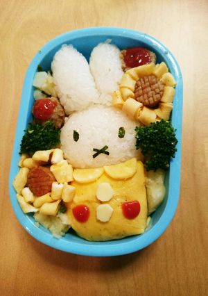 【キャラ弁】ミッフィーのお弁当-レシピのメイン写真