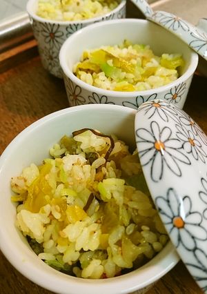高菜ザーサイ混ぜご飯-レシピのメイン写真