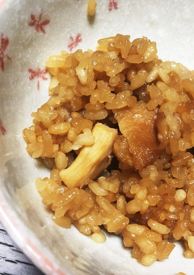 節約飯♪ 角煮のあまり汁で炊き込みご飯♪-レシピのメイン写真