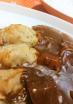 時短★リメイク【ぎょうざカレー】-レシピのメイン写真