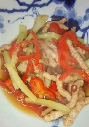 無油の青淑肉絲（血管ダイエット1075）-レシピのメイン写真