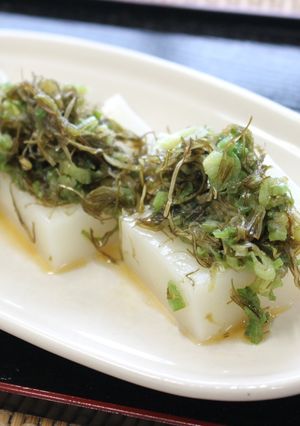 昆布とねぎで作る 香味だれ餅-レシピのメイン写真