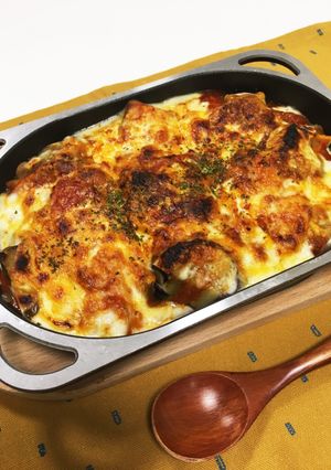餃子の皮でナスとジャガイモのラザニア-レシピのメイン写真