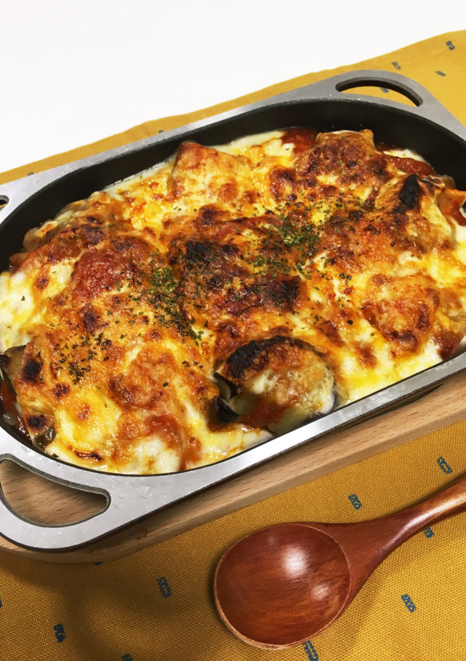 餃子の皮でナスとジャガイモのラザニア-レシピのメイン写真